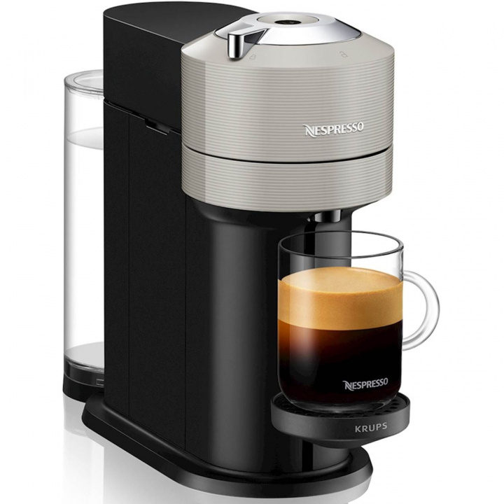 Krups Nespresso Vertuo Next 1,1 l. Grey i gruppen HJEM, HUS & HAVE / Husholdningsapparater / Kaffe og espresso / Espressomaskiner hos TP E-commerce Nordic AB (C19337)