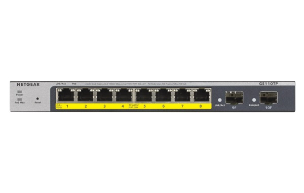Netgear 8P GE POE SMART MANAGED PRO SWITCH i gruppen COMPUTERTILBEHØR / Netværk / Switches hos TP E-commerce Nordic AB (C19396)