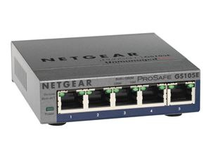 Netgear GS105E-200PES i gruppen COMPUTERTILBEHØR / Netværk / Switches / 10/100/1000Mbps hos TP E-commerce Nordic AB (C19427)