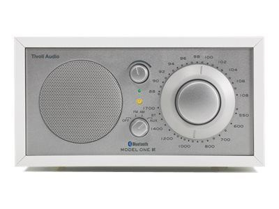 Tivoli Audio Model One BT Silver White i gruppen HJEMMEELEKTRONIK / Lyd & billede / Højttalere & tilbehør / Bluetooth-højttalere / Bærbare højttalere hos TP E-commerce Nordic AB (C19750)