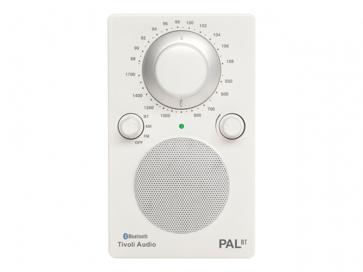 Tivoli Audio PAL BT White i gruppen HJEMMEELEKTRONIK / Lyd & billede / Højttalere & tilbehør / Bluetooth-højttalere / Bærbare højttalere hos TP E-commerce Nordic AB (C19784)