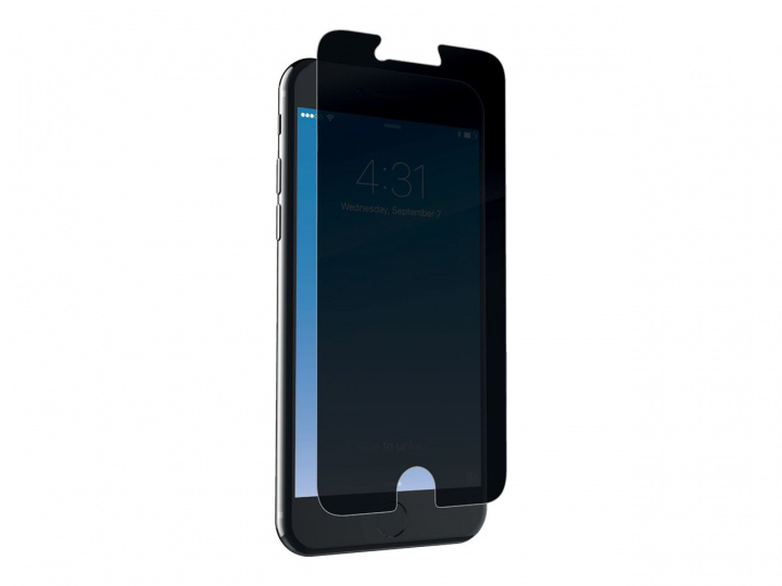 Zagg Glass+ Screen Privacy Iphone 6/6S/7/8 i gruppen SMARTPHONES & TABLETS / Mobil Beskyttelse / Apple / iPhone SE (2nd gen & 3rd gen) / Skærmbeskyttelse hos TP E-commerce Nordic AB (C19844)
