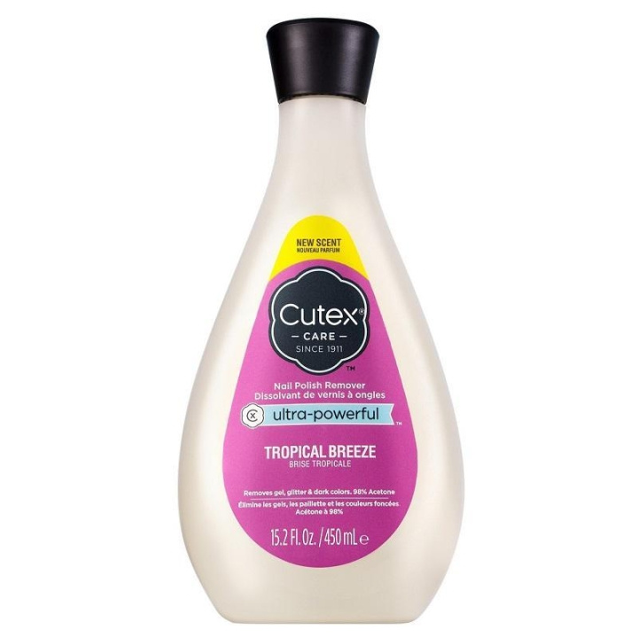 Cutex Ultra-Powerful Nail Polish Remover Tropical Breeze 450 ml i gruppen SKØNHED & HELSE / Manicure / pedicure / Neglelakfjerner hos TP E-commerce Nordic AB (C19952)