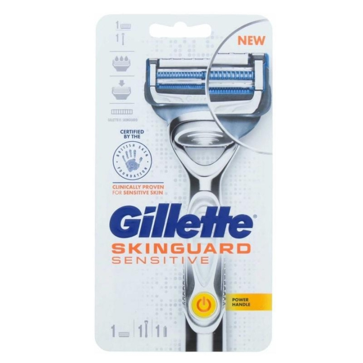 Gillette Skinguard Sensitive Power Razor i gruppen SKØNHED & HELSE / Hår og styling / Barbering og trimning / Barberskraber og tilbehør hos TP E-commerce Nordic AB (C19955)