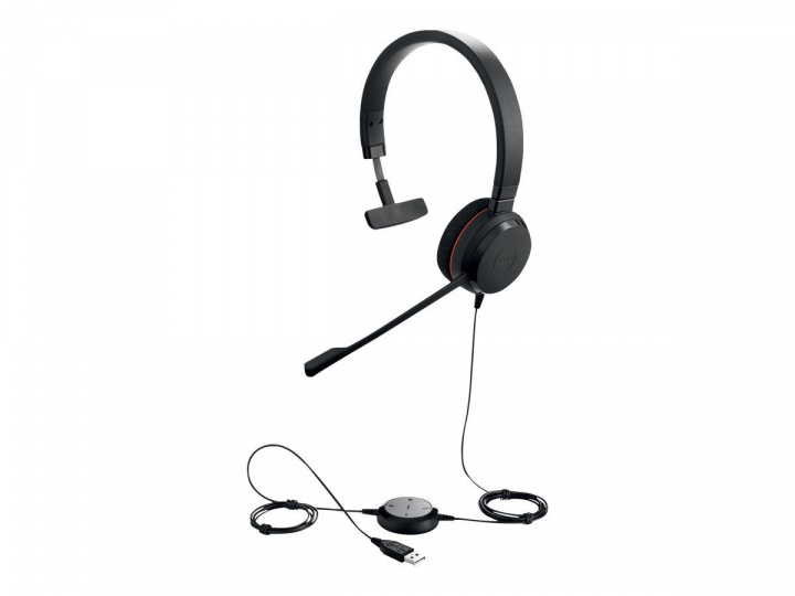 JABRA Evolve 20 Ms Mono i gruppen COMPUTERTILBEHØR / Computer Tilbehør / Headset hos TP E-commerce Nordic AB (C20206)