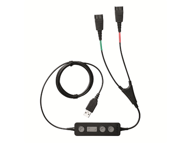 JABRA Office Link 265 USB/QD Training Cable i gruppen HJEMMEELEKTRONIK / Lyd & billede / Fast telefoni / Bord og vægtelefoner hos TP E-commerce Nordic AB (C20277)