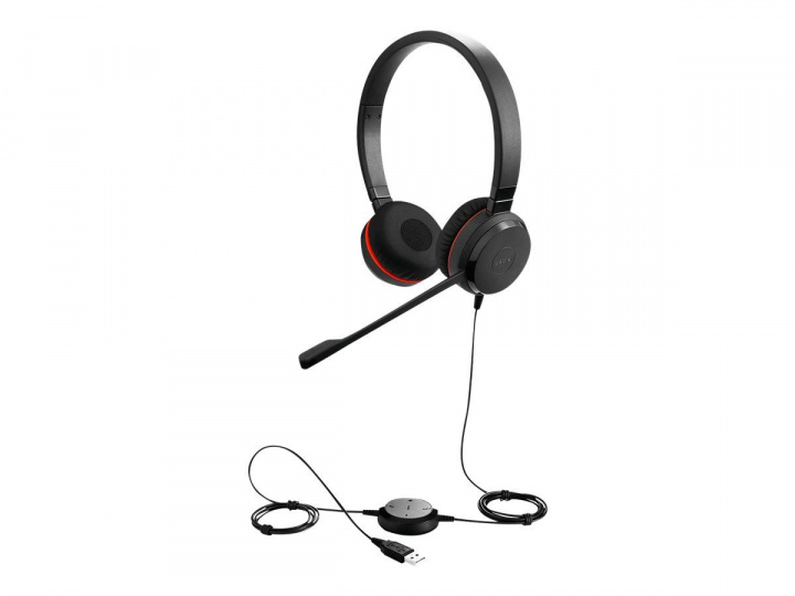 Jabra Office, Headset med Samtalshantering, Jabra Evolve 20SE USB-C MS Stereo i gruppen COMPUTERTILBEHØR / Computer Tilbehør / Headset hos TP E-commerce Nordic AB (C20319)