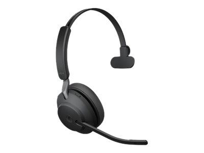 Jabra Office Trådlös Hörlur, Jabra Evolve2 65 Link380a Ms Mono Black i gruppen COMPUTERTILBEHØR / Computer Tilbehør / Headset hos TP E-commerce Nordic AB (C20343)