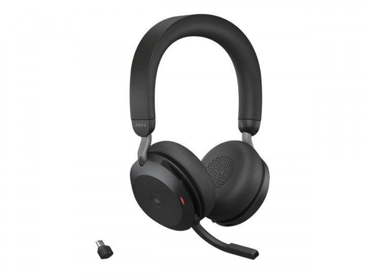 Jabra Office Trådlösa Hörlurar med Laddställ, Jabra Evolve2 75 Link380a Uc Stereo Black i gruppen COMPUTERTILBEHØR / Computer Tilbehør / Headset hos TP E-commerce Nordic AB (C20355)