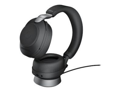 Jabra Office Trådlösa Hörlurar med Laddställ, Jabra Evolve2 85 Link380a Uc Stereo Black i gruppen COMPUTERTILBEHØR / Computer Tilbehør / Headset hos TP E-commerce Nordic AB (C20365)