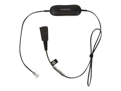 JABRA Smart Cord QD/ RJ9 Avaya i gruppen COMPUTERTILBEHØR / Computer Tilbehør / Konferencetelefon hos TP E-commerce Nordic AB (C20397)