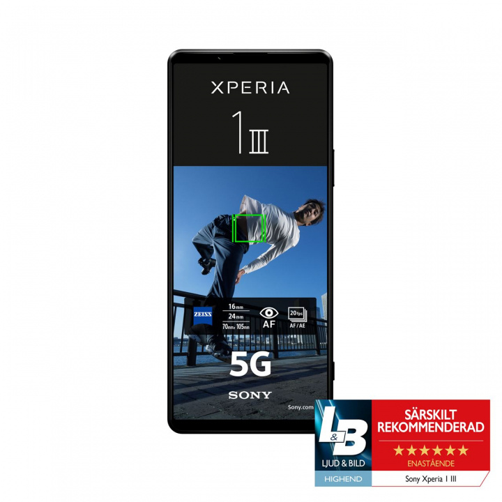 SONY Xperia 1 Mk3 Black i gruppen SMARTPHONES & TABLETS / Mobiltelefoner & smartphones hos TP E-commerce Nordic AB (C20710)