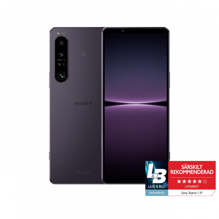 SONY Xperia 1 Mk4 5G 256GB Purple i gruppen SMARTPHONES & TABLETS / Mobiltelefoner & smartphones hos TP E-commerce Nordic AB (C20713)