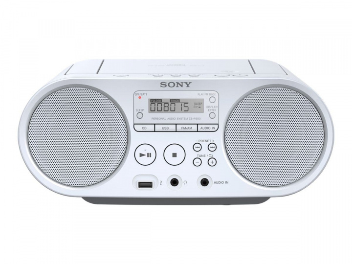 SONY ZSPS50W.CED i gruppen HJEMMEELEKTRONIK / Lyd & billede / Hjemmebiograf, HiFi & Bærbar / Bærbar musikafspiller / CD-afspiller hos TP E-commerce Nordic AB (C20725)