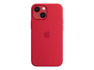 Apple iPhone 13 mini Silicone Case with MagSafe Red i gruppen SMARTPHONES & TABLETS / Mobil Beskyttelse / Apple / iPhone 13 Mini / Cover hos TP E-commerce Nordic AB (C21053)