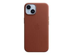 Apple iPhone 14 Leather Case with MagSafe - Umber i gruppen SMARTPHONES & TABLETS / Mobil Beskyttelse / Apple / iPhone 14 hos TP E-commerce Nordic AB (C21115)