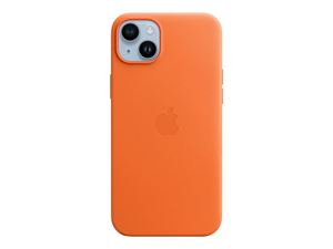 Apple iPhone 14 Plus Leather Case with MagSafe - Orange i gruppen SMARTPHONES & TABLETS / Mobil Beskyttelse / Apple / iPhone 14 hos TP E-commerce Nordic AB (C21139)
