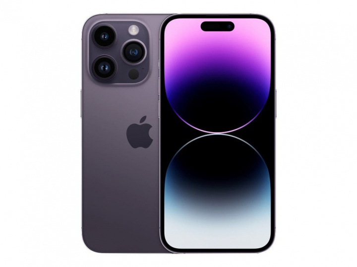 Apple iPhone 14 Pro 6.1 128GB Dyb purpur i gruppen SMARTPHONES & TABLETS / Mobiltelefoner & smartphones hos TP E-commerce Nordic AB (C21150)
