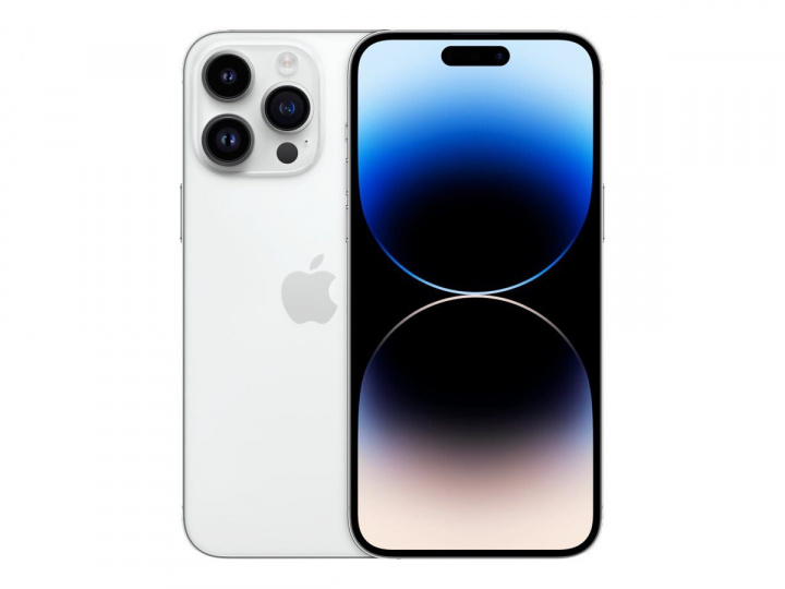 Apple iPhone 14 Pro Max 5G 128GB Silver i gruppen SMARTPHONES & TABLETS / Mobiltelefoner & smartphones hos TP E-commerce Nordic AB (C21183)
