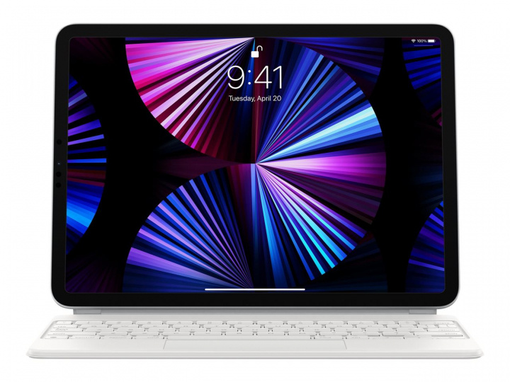 Apple Magic Keyboard iPad Pro 11-in G4/iPad Air G5 Swe White i gruppen SMARTPHONES & TABLETS / Tablet beskyttelse / Apple iPad hos TP E-commerce Nordic AB (C21280)