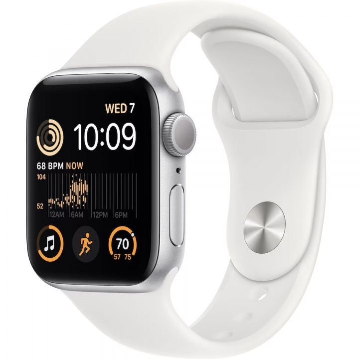 Apple WATCH SE GPS + CELL 44MM SILVER i gruppen SMARTPHONES & TABLETS / Træning, hjem og fritid / Apple Watch & Tilbehør / Apple Watch hos TP E-commerce Nordic AB (C21334)
