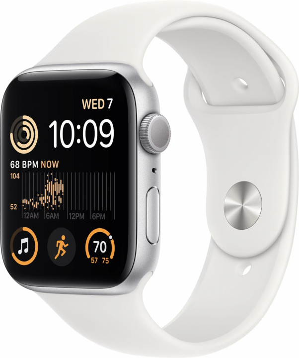 Apple WATCH SE GPS 44MM SILVER ALUM i gruppen SMARTPHONES & TABLETS / Træning, hjem og fritid / Apple Watch & Tilbehør / Apple Watch hos TP E-commerce Nordic AB (C21339)
