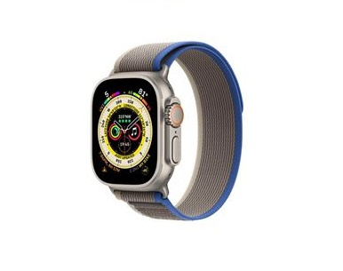 Apple Watch Ultra GPS + Cell 49mm Blue/Gray Trail Loop - S/M i gruppen SMARTPHONES & TABLETS / Træning, hjem og fritid / Apple Watch & Tilbehør / Apple Watch hos TP E-commerce Nordic AB (C21366)