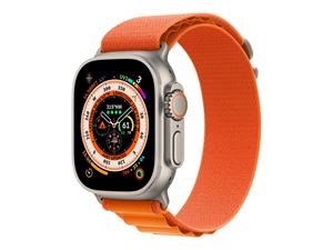 Apple Watch Ultra GPS + Cell 49mm Orange Alpine Loop - Large i gruppen SPORT, FRITID & HOBBY / Smartwatch & Aktivitetsmåler / Smartwatches hos TP E-commerce Nordic AB (C21371)