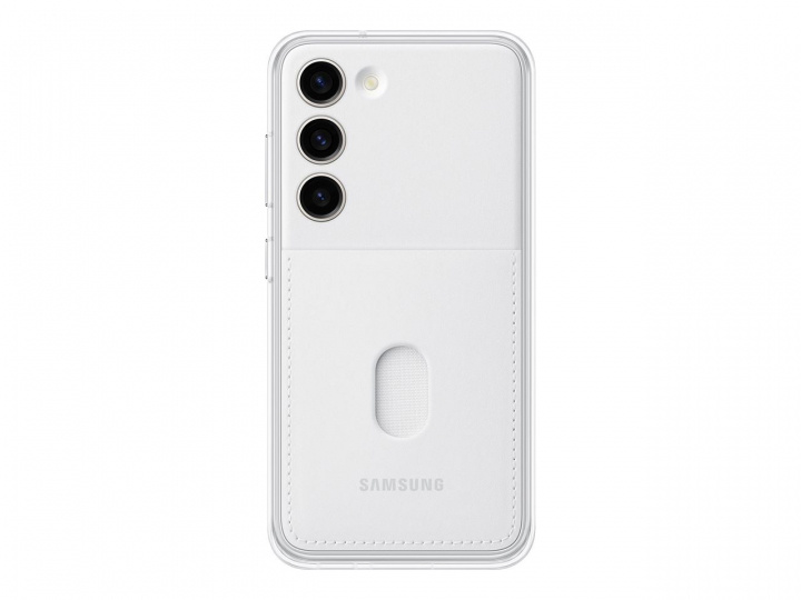 Samsung Galaxy S23 Frame Cover White i gruppen SMARTPHONES & TABLETS / Mobil Beskyttelse / Samsung hos TP E-commerce Nordic AB (C21706)