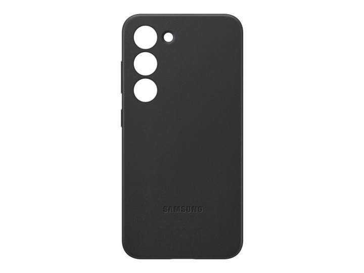 Samsung Galaxy S23 Leather Case Black i gruppen SMARTPHONES & TABLETS / Mobil Beskyttelse / Samsung hos TP E-commerce Nordic AB (C21707)