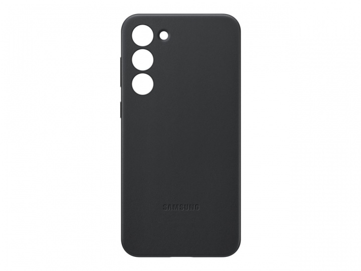 Samsung Galaxy S23 Plus Leather Case Black i gruppen SMARTPHONES & TABLETS / Mobil Beskyttelse / Samsung hos TP E-commerce Nordic AB (C21714)