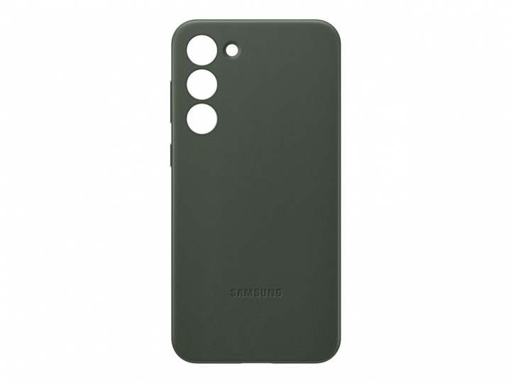 Samsung Galaxy S23 Plus Leather Case Green i gruppen SMARTPHONES & TABLETS / Mobil Beskyttelse / Samsung hos TP E-commerce Nordic AB (C21716)