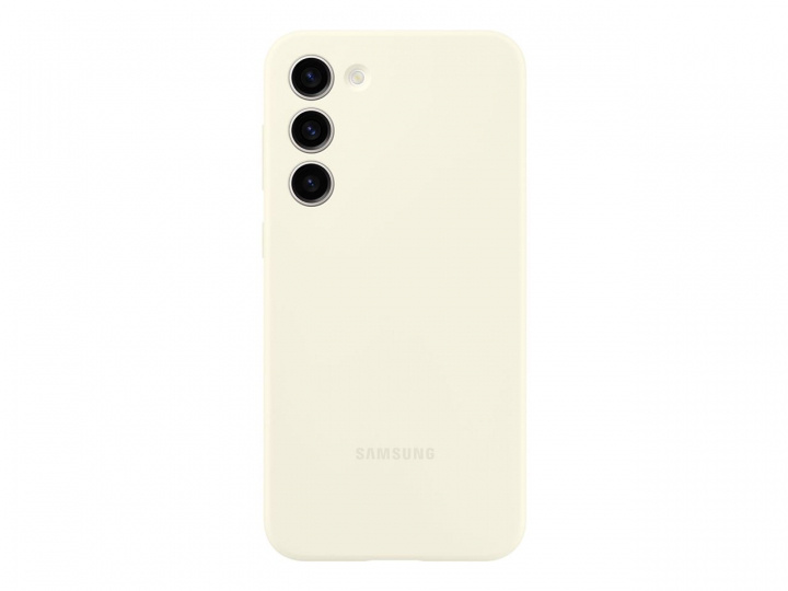 Samsung Galaxy S23 Plus Silicone Case Cream i gruppen SMARTPHONES & TABLETS / Mobil Beskyttelse / Samsung hos TP E-commerce Nordic AB (C21718)