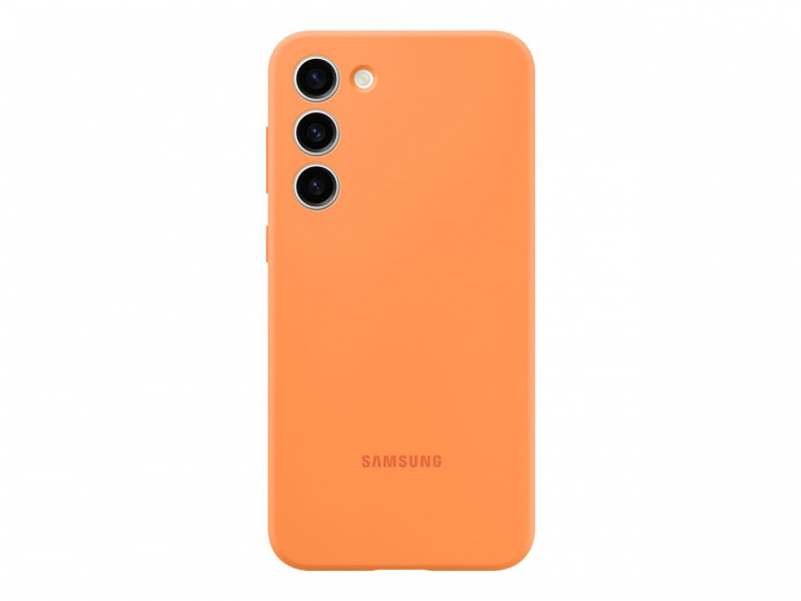Samsung Galaxy S23 Plus Silicone Case Orange i gruppen SMARTPHONES & TABLETS / Mobil Beskyttelse / Samsung hos TP E-commerce Nordic AB (C21722)