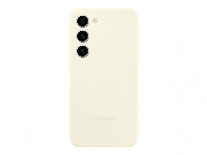 Samsung Galaxy S23 Silicone Cover Cream i gruppen SMARTPHONES & TABLETS / Mobil Beskyttelse / Samsung hos TP E-commerce Nordic AB (C21730)