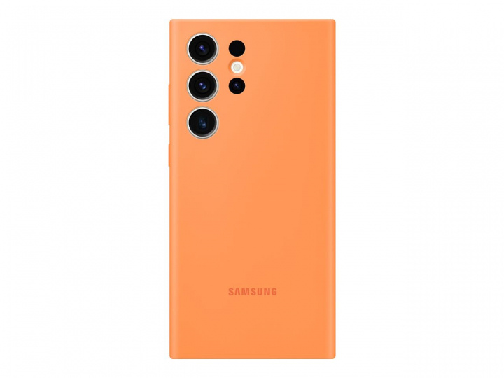 Samsung Galaxy S23 Ultra Silicone Case Orange i gruppen SMARTPHONES & TABLETS / Mobil Beskyttelse / Samsung hos TP E-commerce Nordic AB (C21767)