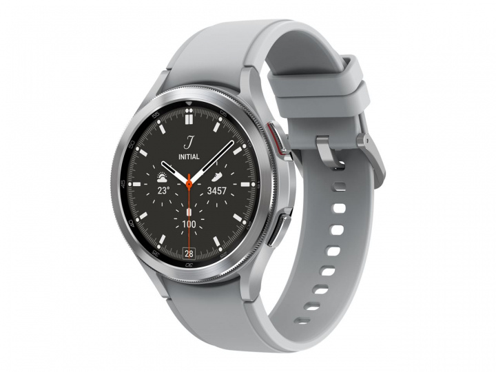 Samsung GALAXY WATCH 4 CLASSIC R890 46MM BT SILVER i gruppen SPORT, FRITID & HOBBY / Smartwatch & Aktivitetsmåler / Smartwatches hos TP E-commerce Nordic AB (C21819)