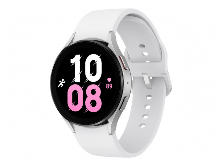 Samsung GALAXY WATCH 5 4G 44 MM Silver i gruppen SPORT, FRITID & HOBBY / Smartwatch & Aktivitetsmåler / Smartwatches hos TP E-commerce Nordic AB (C21829)