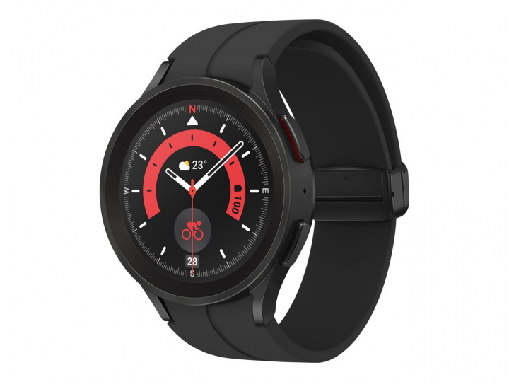 Samsung GALAXY WATCH 5 PRO 4G 45 MM Black Titanium i gruppen SPORT, FRITID & HOBBY / Smartwatch & Aktivitetsmåler / Smartwatches hos TP E-commerce Nordic AB (C21838)