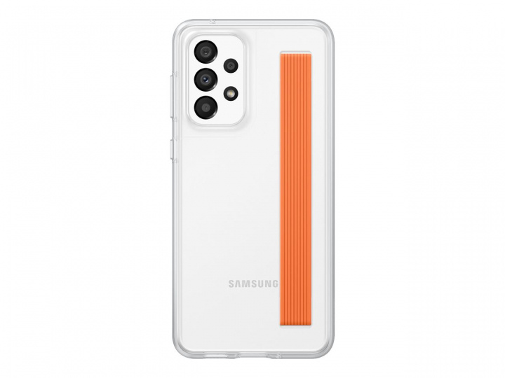 Samsung Slim Strap Cover Galaxy A33 Transparent i gruppen SMARTPHONES & TABLETS / Mobil Beskyttelse / Samsung hos TP E-commerce Nordic AB (C21921)