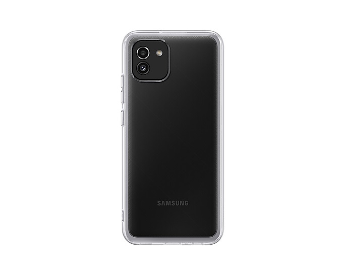 Samsung Soft Clear Cover Galaxy A03 Transparent i gruppen SMARTPHONES & TABLETS / Mobil Beskyttelse / Samsung hos TP E-commerce Nordic AB (C21931)