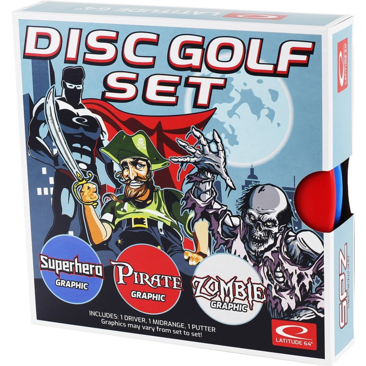 Latitude 64 Disc Golf Set SPZ 3 olika Discar i gruppen LEGETØJ, BØRN & BABY / Udeleg & Sport / Sport og spil hos TP E-commerce Nordic AB (C22085)