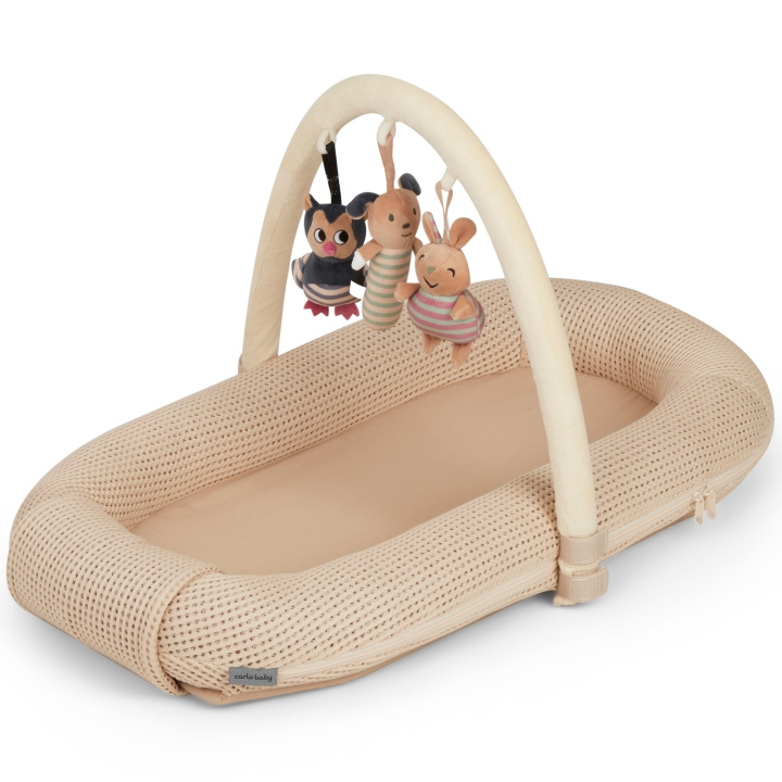 Carlobaby Babynest, Våfflad, Beige i gruppen LEGETØJ, BØRN & BABY / Børnetekstiler / Babynest hos TP E-commerce Nordic AB (C22181)