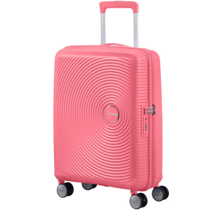 American Tourister Soundbox Kabinväska Exp. 55 Sun Kissed Coral i gruppen SPORT, FRITID & HOBBY / Rejsetilbehør / Rejsetasker hos TP E-commerce Nordic AB (C22185)