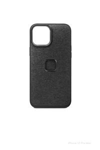 Peak Design Everyday Fabric Case iPhone 12 Pro Max - Charcoal i gruppen SMARTPHONES & TABLETS / Mobil Beskyttelse / Apple / iPhone 12 Pro / Cover hos TP E-commerce Nordic AB (C22287)