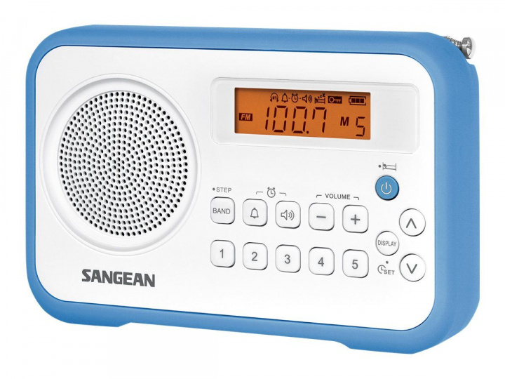 Sangean PRD18BLUE i gruppen HJEMMEELEKTRONIK / Lyd & billede / Hjemmebiograf, HiFi & Bærbar / Radio og vækkeure / Radio hos TP E-commerce Nordic AB (C22373)