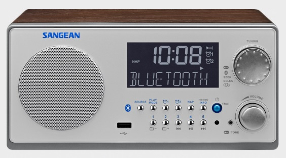 Sangean WR22 Bluetooth i gruppen HJEMMEELEKTRONIK / Lyd & billede / Hjemmebiograf, HiFi & Bærbar / Radio og vækkeure / Radio hos TP E-commerce Nordic AB (C22384)