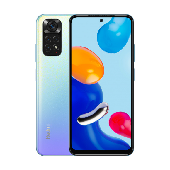 Xiaomi Redmi Note 11 4+128GB Star Blue i gruppen SMARTPHONES & TABLETS / Mobiltelefoner & smartphones hos TP E-commerce Nordic AB (C22412)