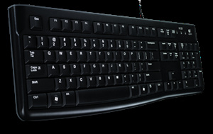Logitech K120 Keyboard i gruppen COMPUTERTILBEHØR / Mus og tastatur / Tastatur / Med ledning hos TP E-commerce Nordic AB (C22469)