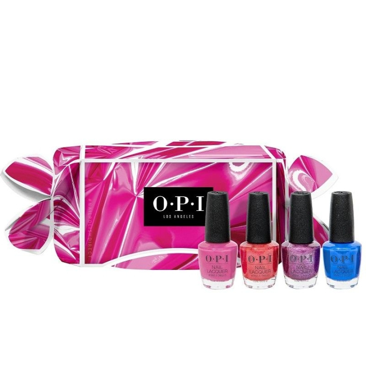 OPI Nail Lacquer Mini Cracker Gift Set i gruppen SKØNHED & HELSE / Manicure / pedicure / Neglelak hos TP E-commerce Nordic AB (C22605)
